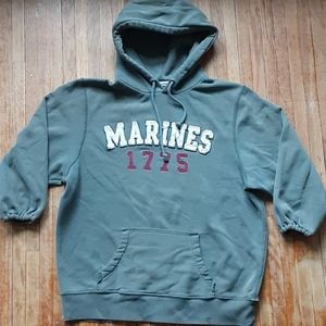 Marines 1775 olive green hoodie XXL